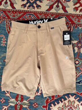 NWT Hurley Dress Golf Chino Walking Shorts, Size 28